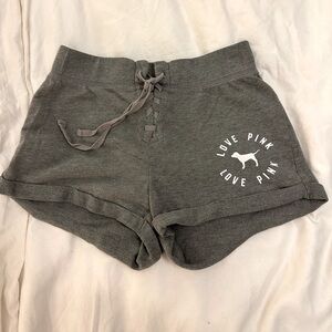 PINK high-rise lounge shorts